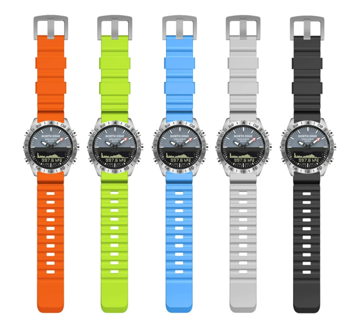 Black strap for North Edge APACHE 3, AQUA, GAVIA