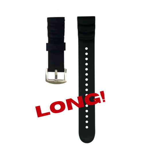 Black extended strap for North Edge watches